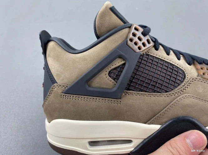 1st Kicks Shoes Scott x Travis 4 Retro TS Brown Air AJ4-882335 Jordan 0718